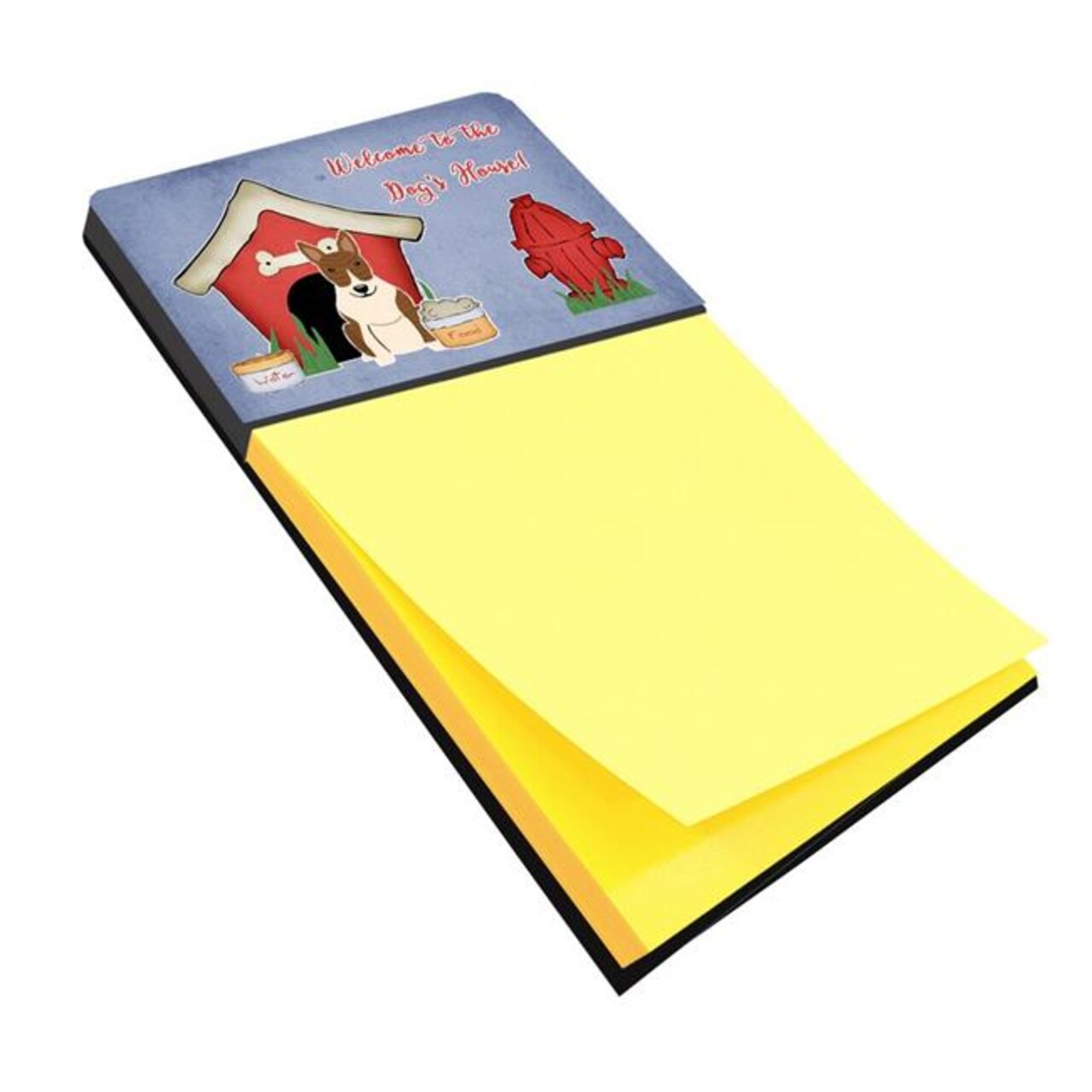 Carolines Treasures BB2891SN Dog House Collection Bull Terrier Brindle Sticky Note Holder